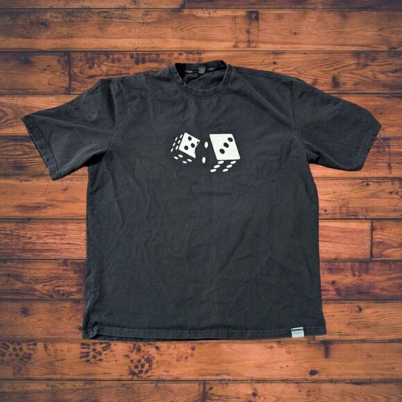 Vintage Y2k Sean John Streetwear Shirt Dice The True Hustler Short Sleeve XXL - Picture 2 of 6